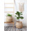 Κομψή μποέμ διακόσμηση, μποέμ μακραμέ, γκριζόλευκο μακραμέ, χειροποίητη 4