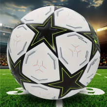 High Quality Match Soccer Ball Size 5 Youth/Adult Football Wear-esistant High Elasticity Seamless Thermal Adhesion League Ball