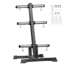 Suporte para Placas de Peso-Duoku-Quadro em L-para Placas de 2 Polegadas-Capacidade de 1 000 lb-preto-Solução de Armazenamento