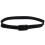 Men's Women's Silicone Belt Rubber Plastic Buckle Plain Leather Style Adjustable-Black 1