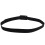 Men's Women's Silicone Belt Rubber Plastic Buckle Plain Leather Style Adjustable-Black 2