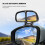 2Pcs Universell Auto Einstellbar Erweitern Weit Winkel Blind Punkt Rueckspiegel 10