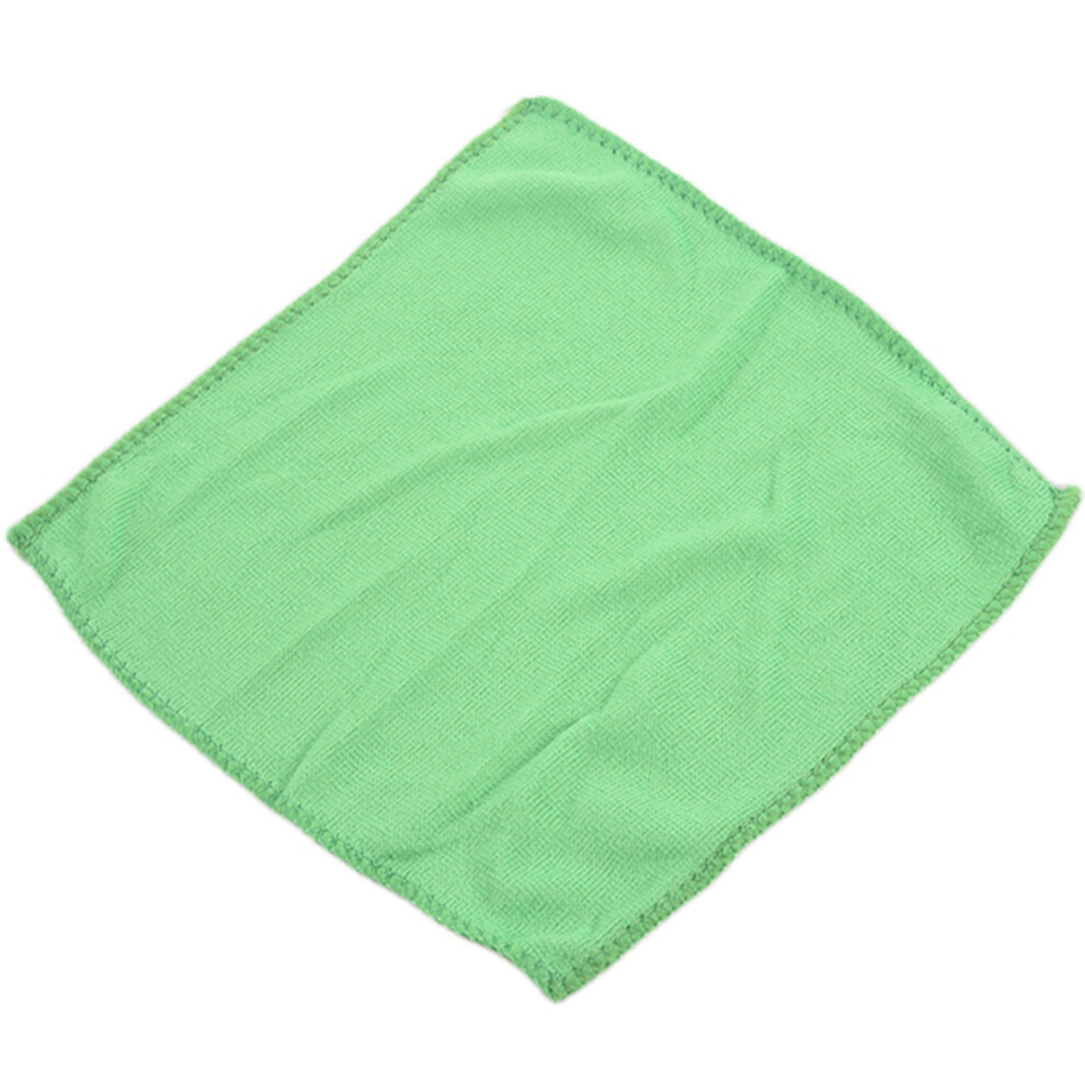 10Pcs Practical Soft New Car Wash Towel Cleaning Duster Auto Detailing Microfiber Green 6031459185950