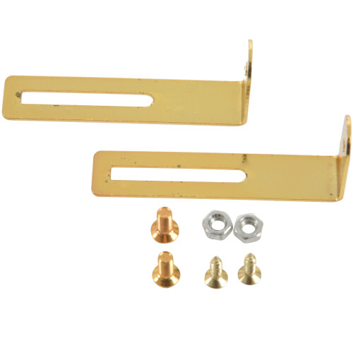 Pickguard Bracket Befestigungsschrauben für   E-Gitarre Ersatz (2Er Pack) (Gold) 1
