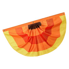 Paire de drapeaux en forme d'éventail inspirés- 45x90cm Style 2