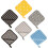 Tapis de Table thermo-isolant Durable, sous-verres pour 3