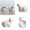 Unique Earthenware Farmer With Sheep Theme-Playing with sheep 3
