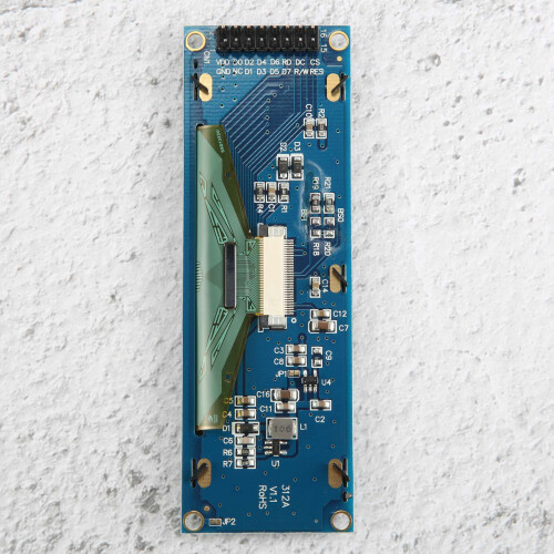 Display OLED de 3,12 Polegadas 256X64 25664 Dots Display GráFico Do MóDulo LCD Tela LCM SSD1322 Suporte Ao Controlador SPI (Amarelo) 2