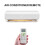 GYKQ-52 Remote Control for TCL Air Conditioner Home Heating and Cooling Function Replacement Remote Control 3