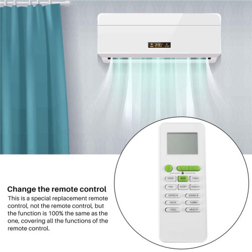 GYKQ-52 Remote Control for TCL Air Conditioner Home Heating and Cooling Function Replacement Remote Control 1