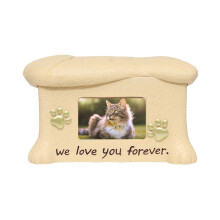 Dog Wood Urn Cremation Urn Memorial Gift Memorial Box-Style1