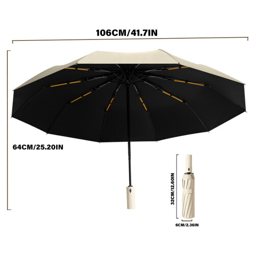 Polyester Umbrellas with 24 Strong Ribs and Automatic-Sky Blue 1
