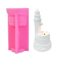 Lighthouse Silicone Molds for Epoxy Resin,-lighthouse candle cu