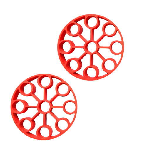2pcs Plastic 9 Holes Eggs Steamers Insert Cooking Accessories
