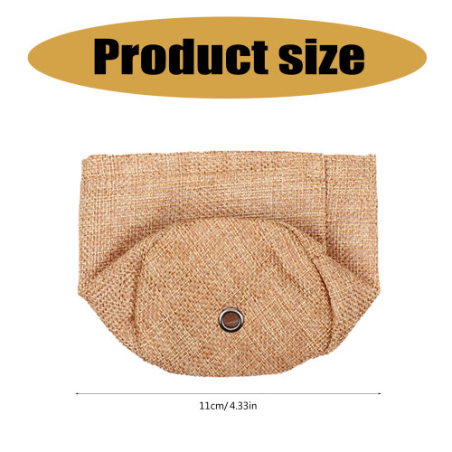 Practical Linen Plant Protectors Bags Storage Pouches for Root 2