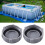 2Pcs Easy Install Pool Drain Caps for Efficient P6H1158ASS16 2