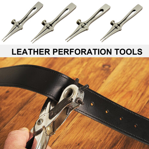 Round Hole Leather Chisel Adjustable Pricking Iron-Hishisa 2