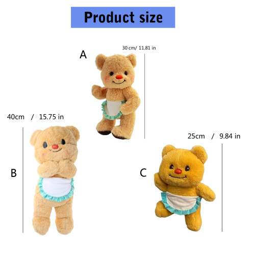 Verstellbare Gelenk-Plüschtiere,-Butter Bear mit mov 2