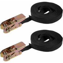 Correa de carga ajustable con trinquete, correa de sujeción con capacidad de carga de 250 kg, correa de amarre resistente para asegurar kayaks,