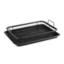 Stackable StainlessSteel Air Fryer Basket Tray Dehydrator-1 PCS