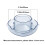Clear Lid Plug Blender Replacement Part Plastic Material for VT 3