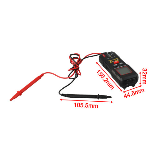 Handheld HT93 Digital Multimeter with Integrated LED Work Light and Low Battery Indicator for Optimal Functionality