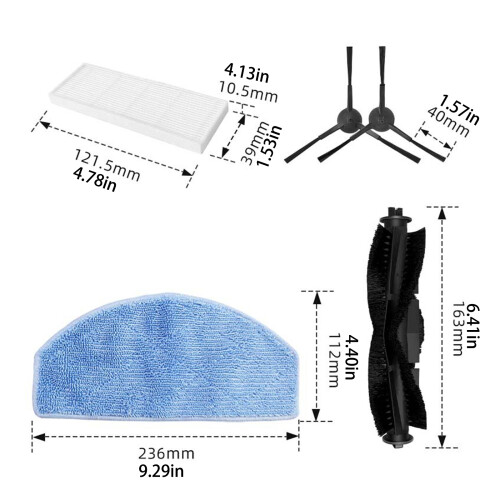 Robot Vacuum Cleaner Replacement Part for G8000 G8000Pro 2