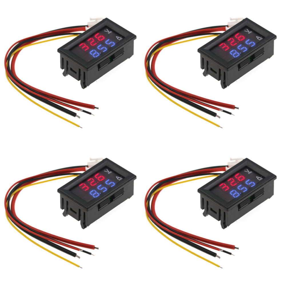 Led Digital Voltmeter Ammeter Pack Of Four Features Shunt For Safe Operation And Accurate Readings In Various Conditions 6935161498301
