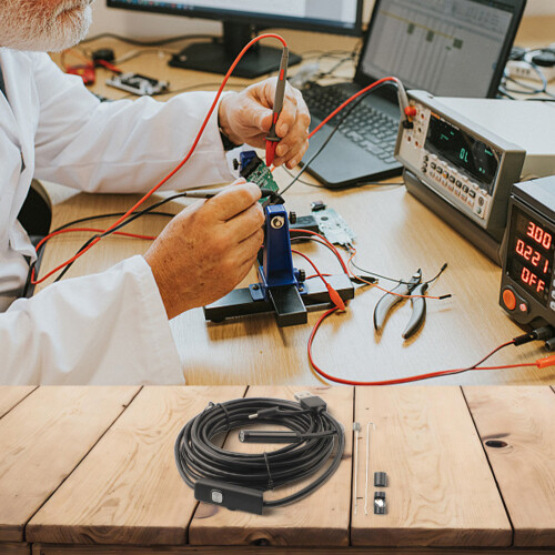 Βιομηχανικό Borescope υψηλής ευκρίνειας Λήψη εικόνων/βίντεο σε ανάλυση 1200 1