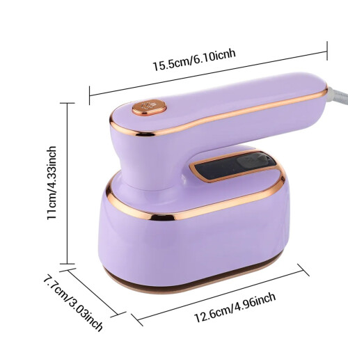 Travel Garment Steamer Powerful Handheld Foldable Steam-Blue EU 2