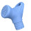 Bottle Sprayer Nozzle Reduces Water Usage Efficient Face-Blue 1