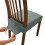 Paquet de 4 housses de siège de chaise à grilles-Gris clair 1