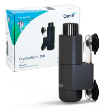 Oase CrystalSkim 350 Mounted Adjustable Aquarium Water Skimmer Fish Tank Floating Surface Debris Cleaning Waste Cleaner Up to 350L
