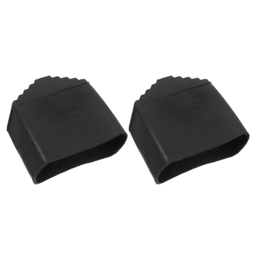2Pcs Flexible Ladder Foot Pads Non Slip Rubber Covers Compatible With Folding And Lift Ladders Increase Stability 6935161490459