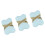 3PCS Multiuse Bath Sponge Soap Holder Soft Foaming Tool-Blue 1
