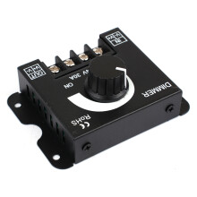 Spannungsregler DC-DC Spannungsstabilisator 30A Netzteil Verstellbarer 12V-24V LED-Dimmer-Schalter für LED-Streifenlicht