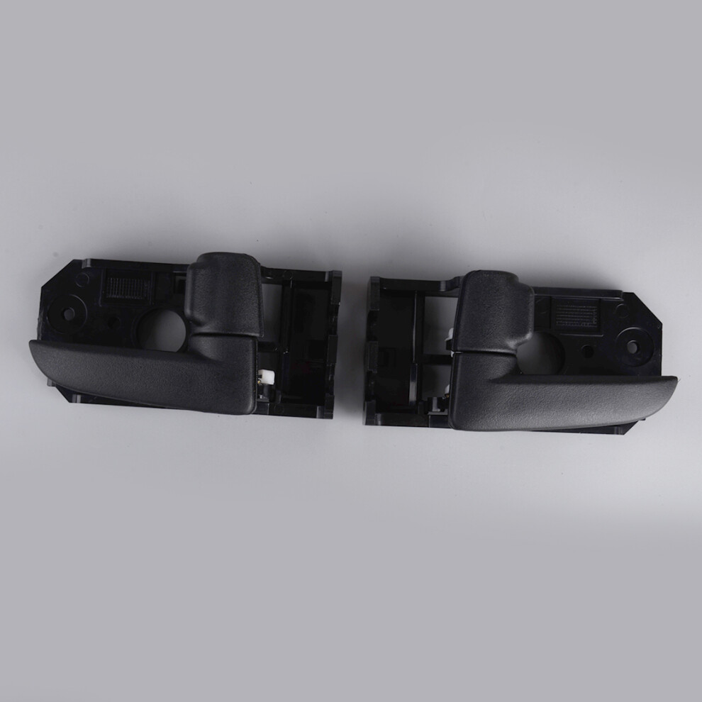 1 Pair Plastic Car Left & Right Interior Door Handles 82610-2F000 82620-2F000 Fit For Kia Spectra Spectra5 2005-2008 2009 Black 6935161484700