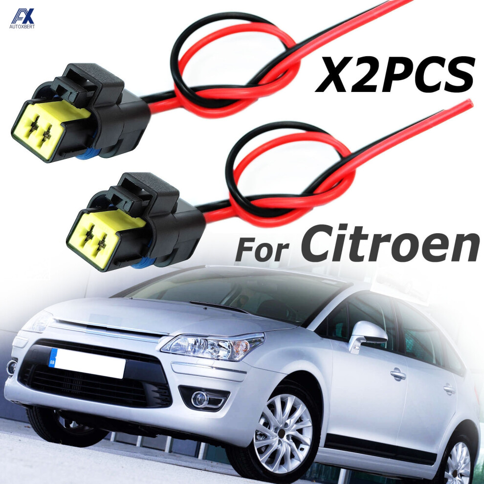 2X For Citroen Berlingo Ccrosser C-Elysee C2 C3 C5 C6 C4 Aircross Picasso Engine Coolant Water Temperature Sensor Connector Plug 6935161479225