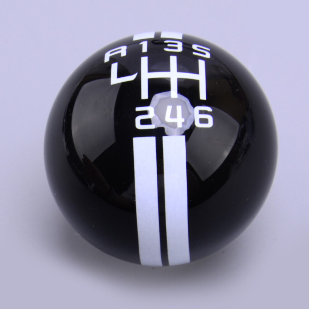 6 Speed Round Ball Manual Transmission Car Gear Shift Knob Shifter Lever Fit For Ford Mustang Shelby Gt 500 6935161484601