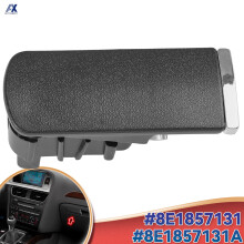 Puxador de caixa de luvas com chave de condução à esquerda Puxador de caixa sem furo para Audi A4 8E B6 B7 2001-2007 8E1857131 8E1857131A