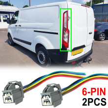 2 Stück für den Ford Transit Custom Tourneo Mk8 Mk9 2014 - 2025 Heckleuchten Steckverbinder, Vorverkabelter 1829122