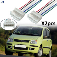 2 pasadores de 5 clavijas para Fiat Punto 188 MK2 Panda 169 MK3 Luz trasera Conector portador Conector de reparación de enchufes Cableado precableado