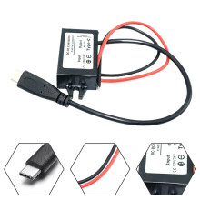 12V/24V auf 5V USB-C 5A 25W DC-Konverter Step-Down-Modul Leistungsadapter Typ C-Drahtstecker Elektrischer Geräteteil