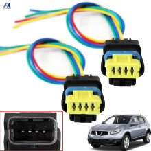 2 Stück für Nissan Qashqai Dualis J10 2007 - 2013 Rücklicht Rücklicht Steckstecker Kabelbaum Webstuhl 2009 2010 2011 2012