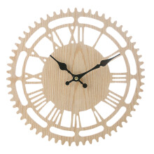 Vintage Style Wooden Wall Clock High Quality, Silent Non Ticking Decorative Battery Operated Clock For Bedroom And Living Room Featuring Eco Friendly