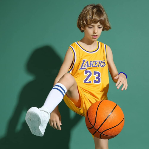Σετ φανέλας και σορτς Swingman, Επίσημα Αδειοδοτημένη Νεανική Ρούχα LeBron James Los Angeles Lakers 1