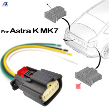 Para Holden Opel Vauxhall Astra K Mk7 BK BL 2015-2021 Luz trasera de 4 pines conector, conector pigtail y cableado precableado 19371211