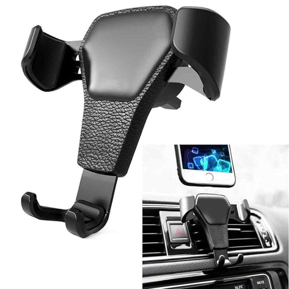 Car Phone Holder For Air Vent Mount, Universal Compatibility Handsfree Cell Phone Cradle With 360 Rotation And Adjustable Support Ring, Innovative 9169997091208