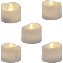 Velas de LED realistas sem chama, alimentadas por bateria, perfeitas para criar um ambiente romântico em ambientes internos e externos, pacote com