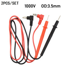 1 Satz digitaler Multimeter-Clip-Leitungen Voltmeter-Testkabel Drahtdraht Stiftterminat Multimeter-Tester Kabel-Probe-Draht Stiftkabel